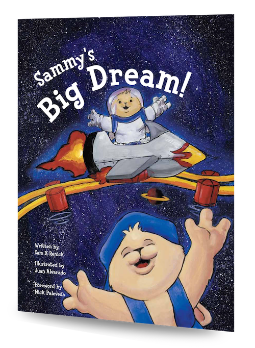 Sammy's Big Dream book cover. Courtesy of Sam Renick.