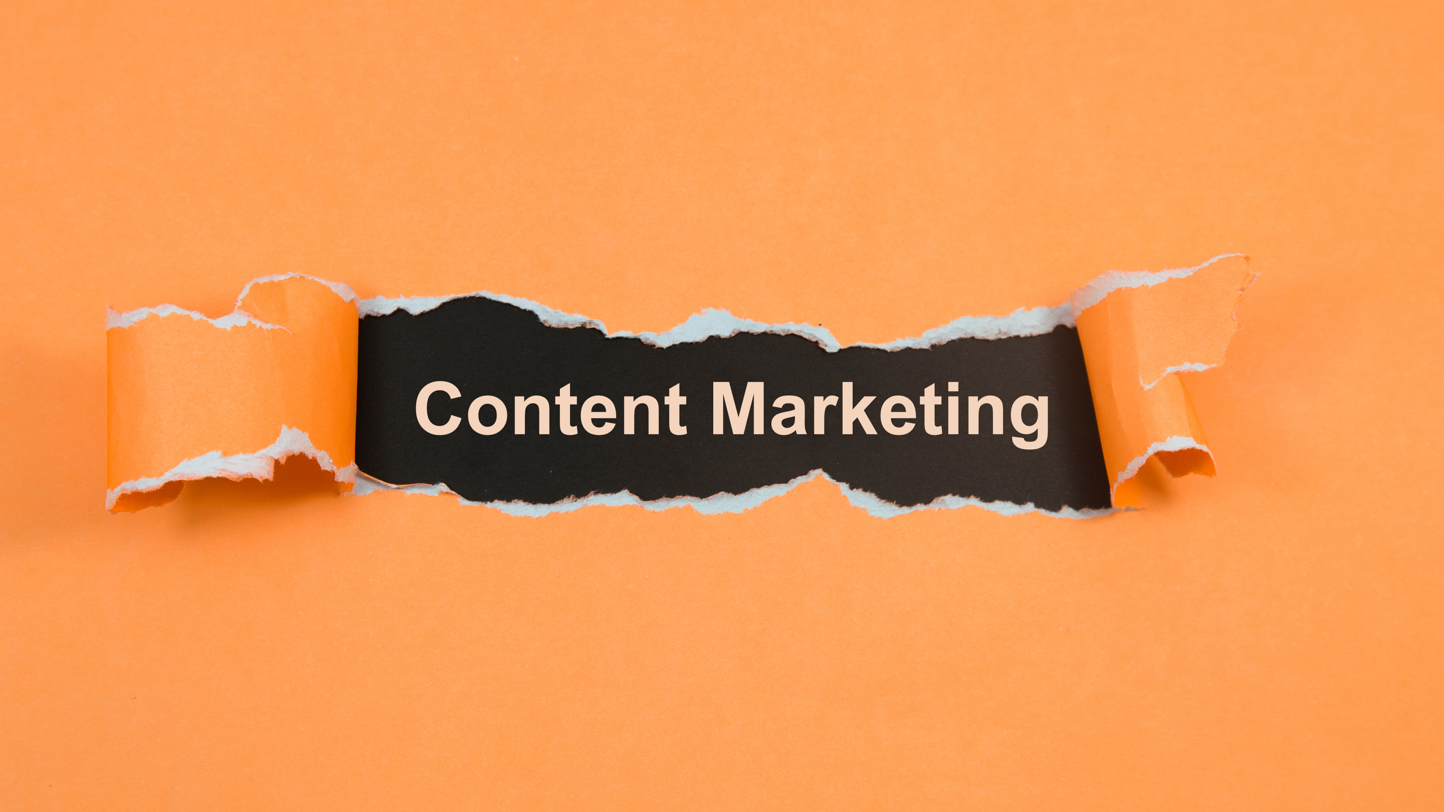 An image that says "Content Marketing"